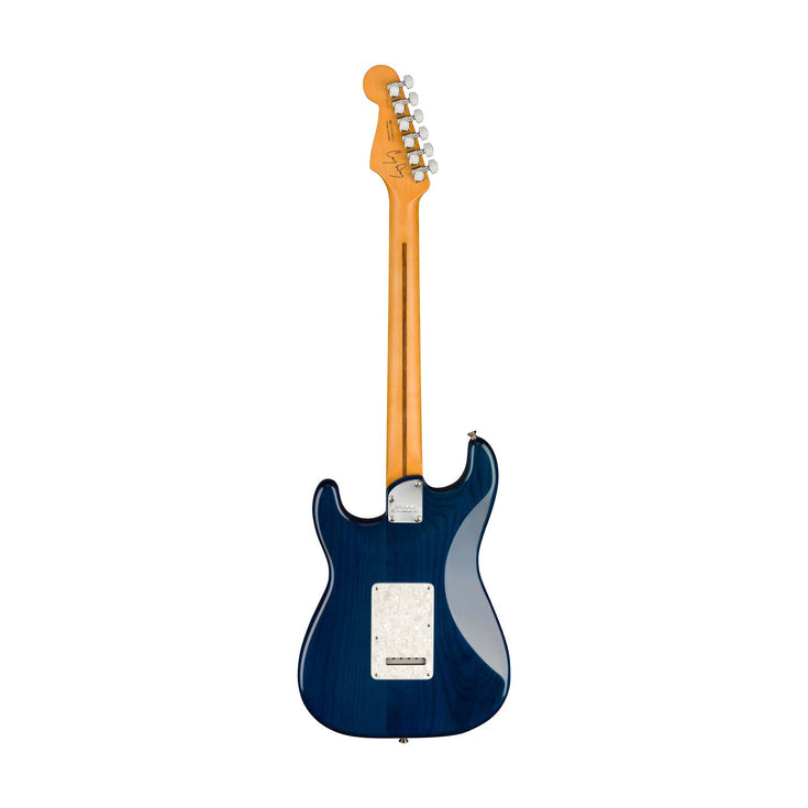 Fender Cory Wong Stratocaster Electric Guitar, RW FB, Sapphire Blue Transparent