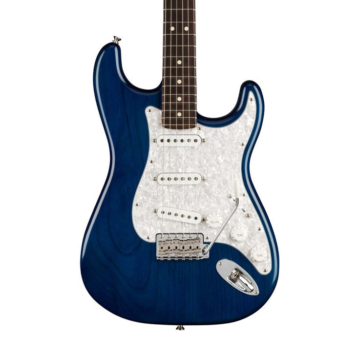 Fender Cory Wong Stratocaster Electric Guitar, RW FB, Sapphire Blue Transparent
