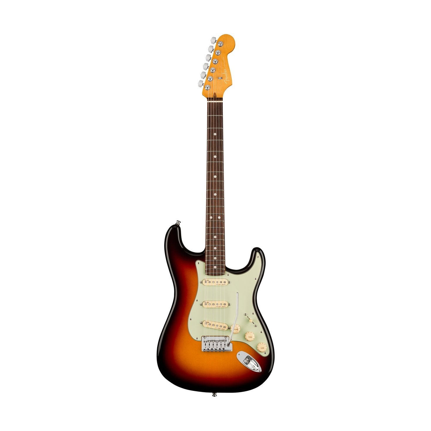 Fender American Ultra Stratocaster Electric Guitar, RW FB, Ultraburst, FENDER, ELECTRIC GUITAR, fender-electric-guitar-f03-011-8010-712, ZOSO MUSIC SDN BHD