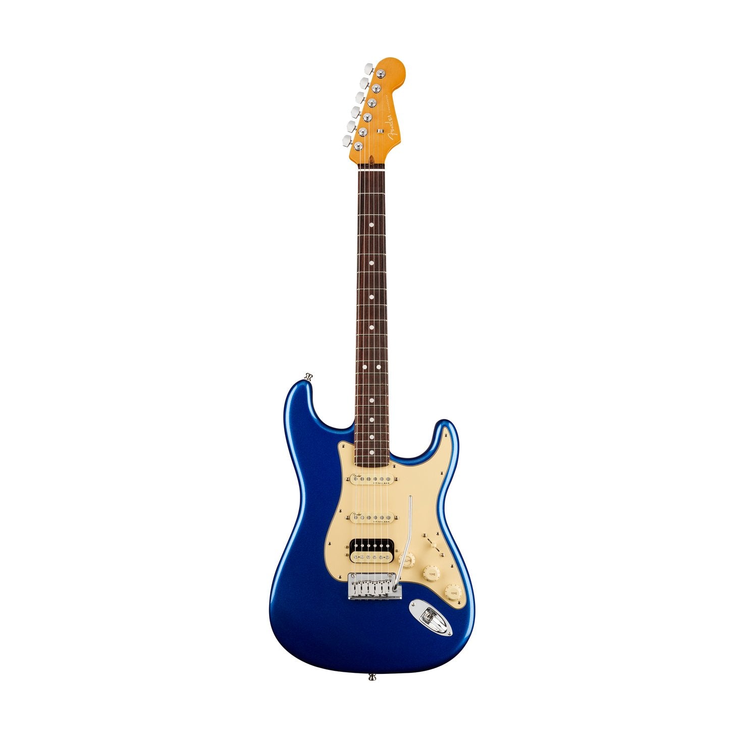Fender American Ultra HSS Stratocaster Electric Guitar, RW FB, Cobra Blue, FENDER, ELECTRIC GUITAR, fender-electric-guitar-f03-011-8020-795, ZOSO MUSIC SDN BHD