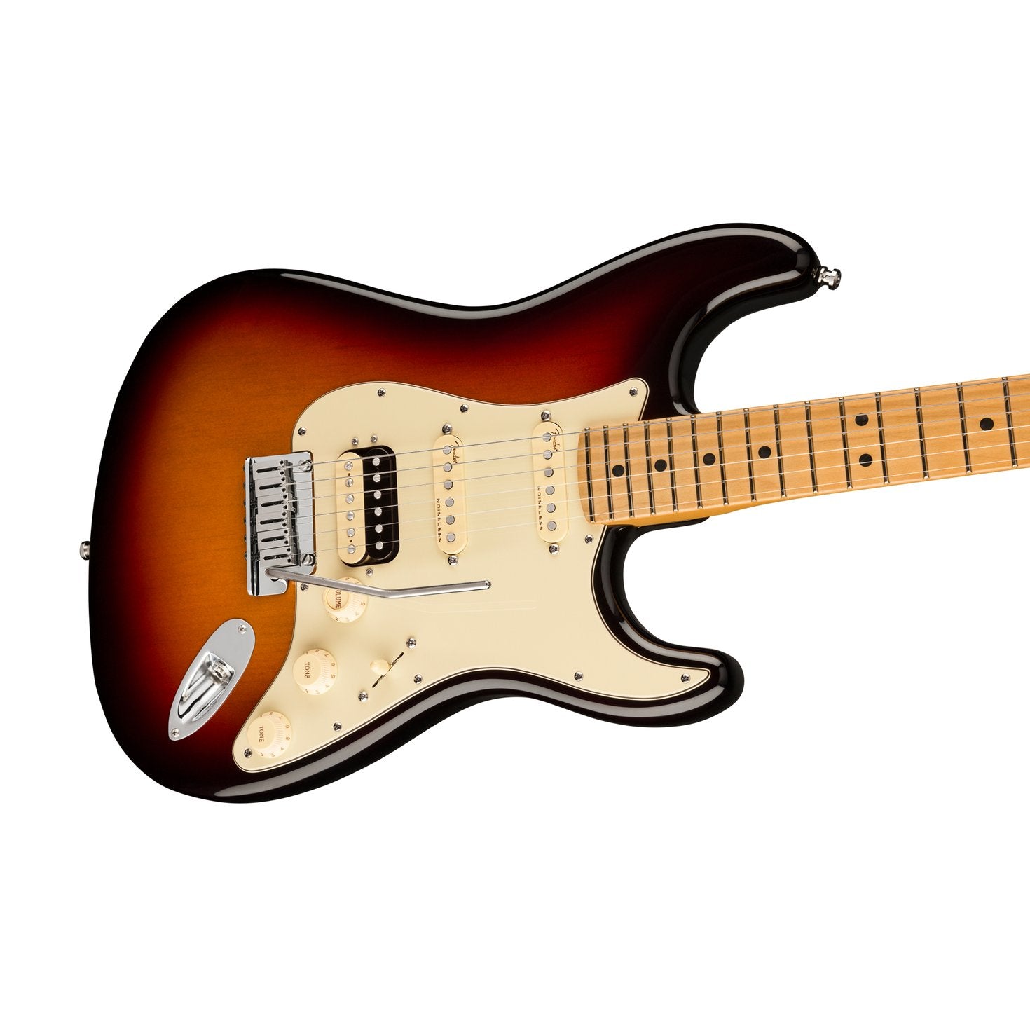 Fender American Ultra HSS Stratocaster Electric Guitar, Maple FB, Ultraburst, FENDER, ELECTRIC GUITAR, fender-electric-guitar-f03-011-8022-712, ZOSO MUSIC SDN BHD