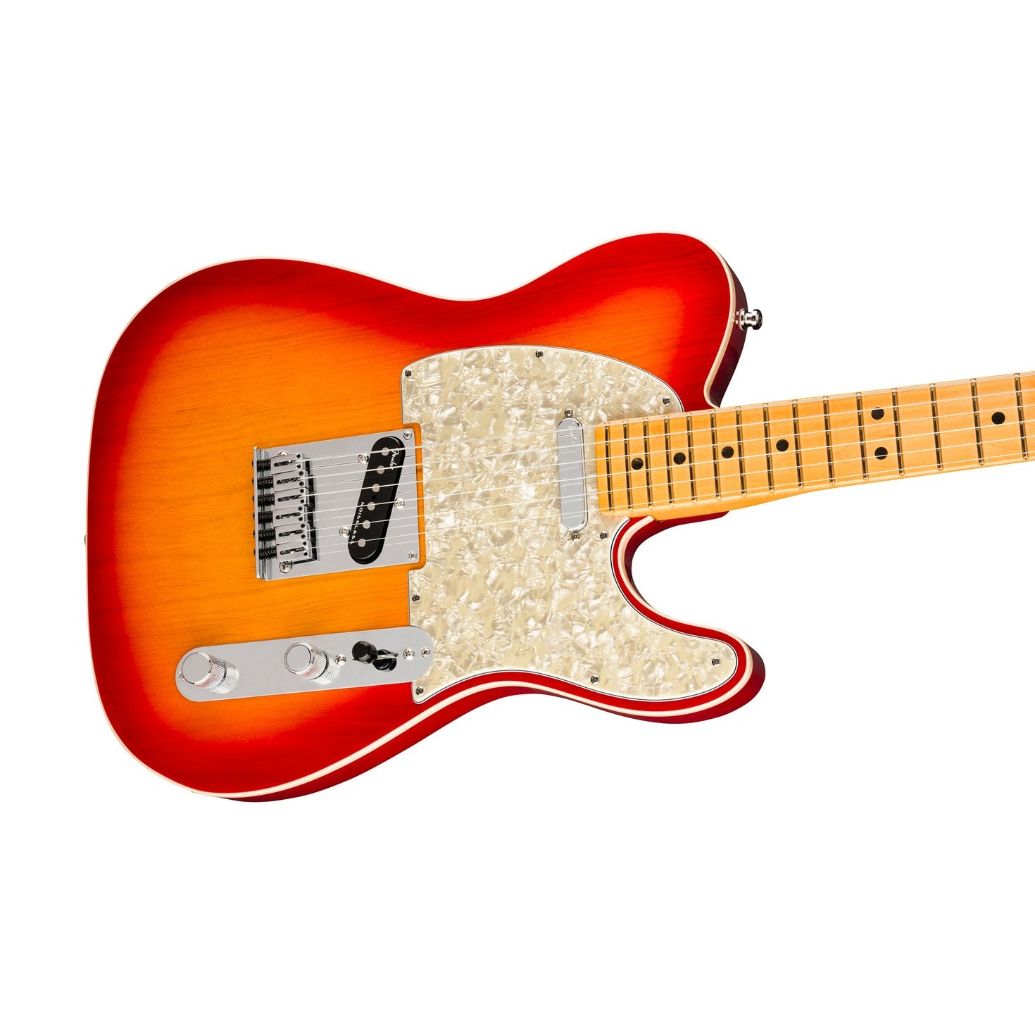 Fender American Ultra Telecaster Electric Guitar, Maple FB, Plasma Red Burst, FENDER, ELECTRIC GUITAR, fender-electric-guitar-f03-011-8032-773, ZOSO MUSIC SDN BHD