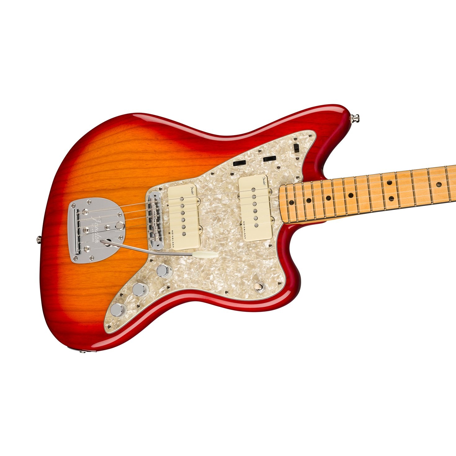 Fender American Ultra Jazzmaster Electric Guitar, Maple FB, Plasma Red Burst, FENDER, ELECTRIC GUITAR, fender-electric-guitar-f03-011-8052-773, ZOSO MUSIC SDN BHD