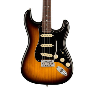 Fender American Ultra Luxe Stratocaster Electric Guitar, RW FB, 2-Color Sunburst |  FENDER |  ELECTRIC GUITAR |  Zoso Music