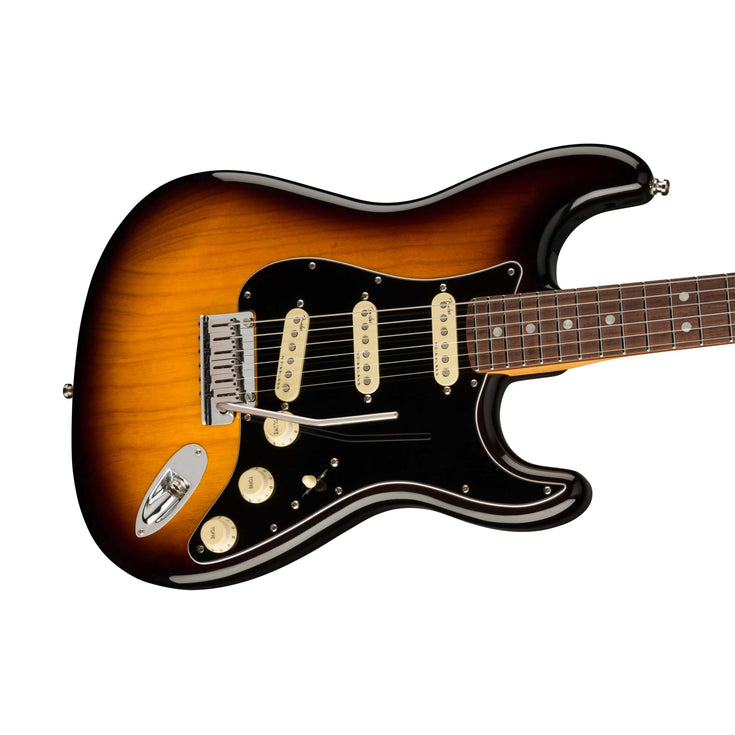 Fender American Ultra Luxe Stratocaster Electric Guitar, RW FB, 2-Color Sunburst |  FENDER |  ELECTRIC GUITAR |  Zoso Music