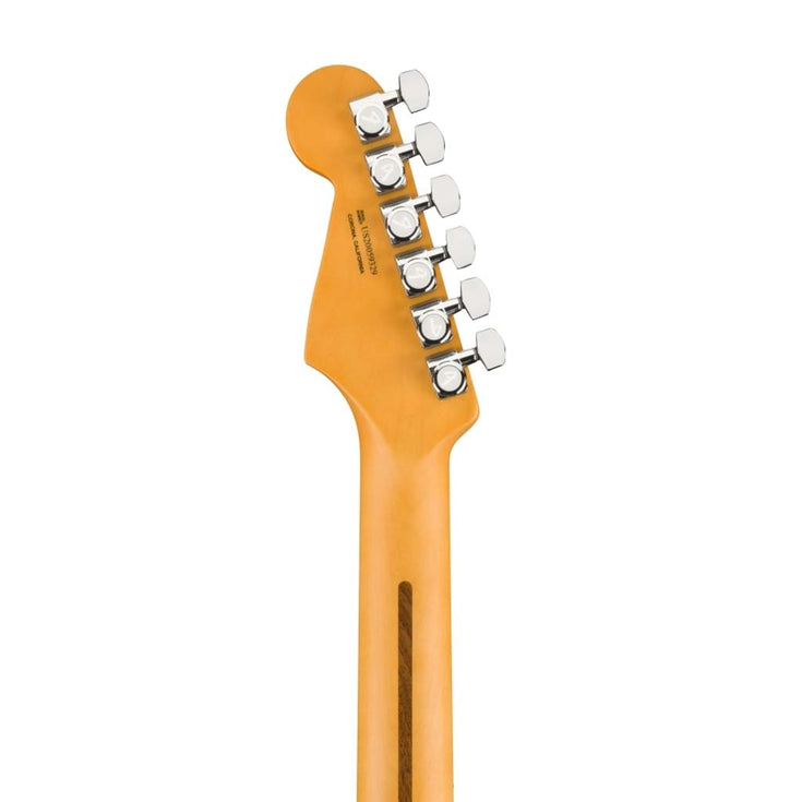 Fender American Ultra Luxe Stratocaster Electric Guitar, Maple FB, 2-Color Sunburst