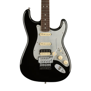 Fender American Ultra Luxe Stratocaster Floyd Rose HSS Electric Guitar, RW FB, Mystic Black |  FENDER |  ELECTRIC GUITAR |  Zoso Music