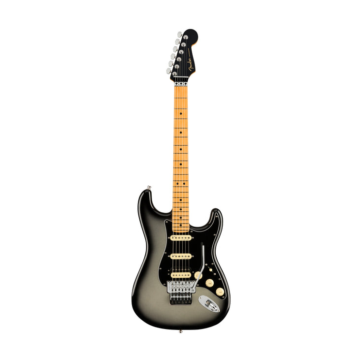 Fender American Ultra Luxe Stratocaster Floyd Rose HSS Electric Guitar, Maple FB, Silverburst |  FENDER |  ELECTRIC GUITAR |  Zoso Music
