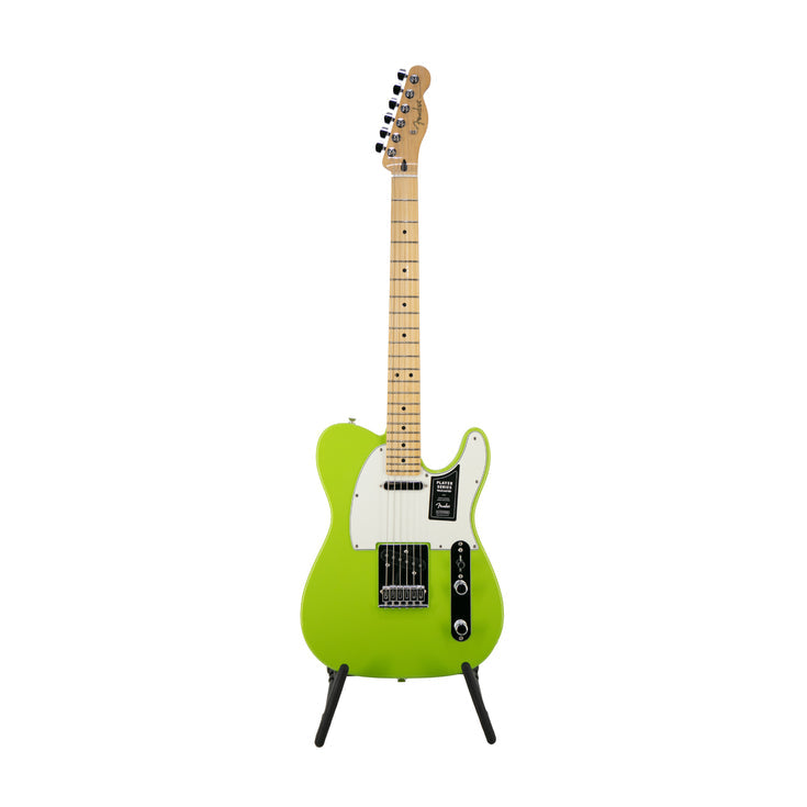 Fender Limited Edition Player Telecaster Electric Guitar, Maple FB, Electron Green