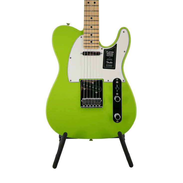 Fender Limited Edition Player Telecaster Electric Guitar, Maple FB, Electron Green