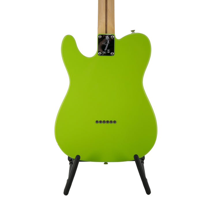Fender Limited Edition Player Telecaster Electric Guitar, Maple FB, Electron Green