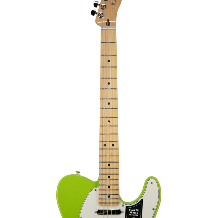 Fender Limited Edition Player Telecaster Electric Guitar, Maple FB, Electron Green