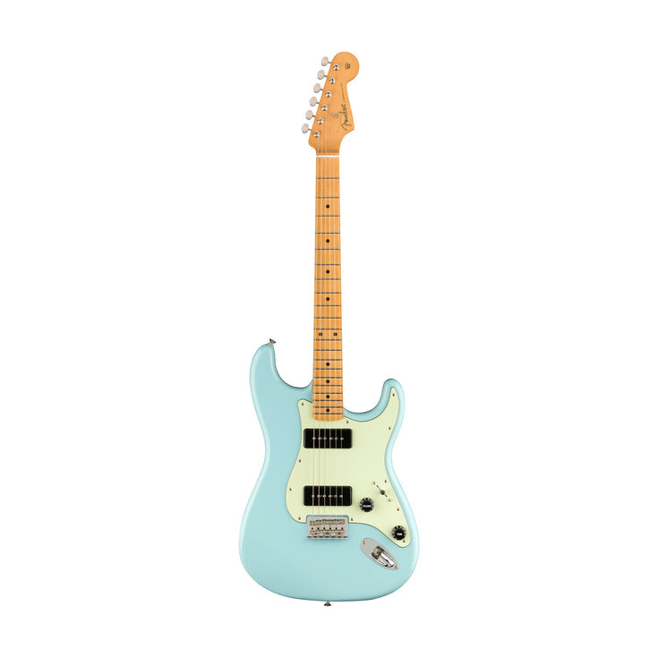 Fender Noventa Stratocaster Electric Guitar, Maple FB, Daphne Blue |  FENDER |  ELECTRIC GUITAR |  Zoso Music