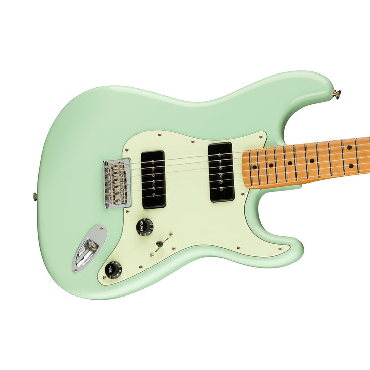 Fender Noventa Stratocaster Electric Guitar, Maple FB, Surf Green |  FENDER |  ELECTRIC GUITAR |  Zoso Music