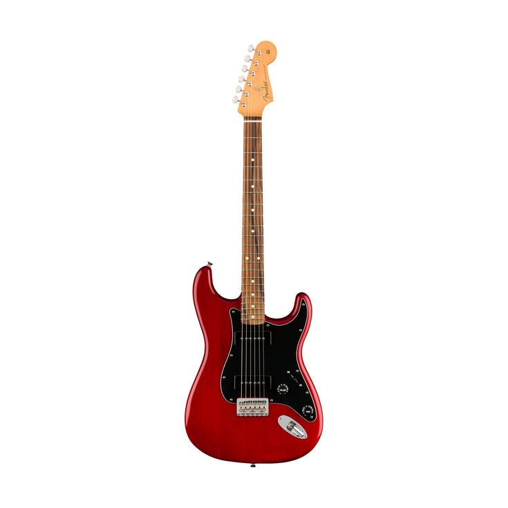 Fender Noventa Stratocaster Electric Guitar, PF FB, Crimson Red Transparent |  FENDER |  ELECTRIC GUITAR |  Zoso Music