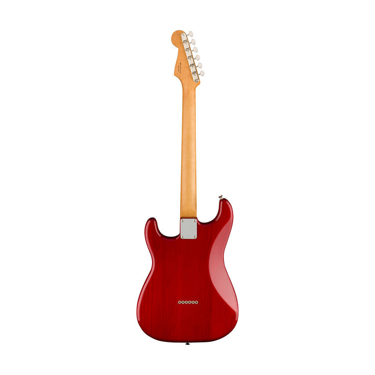 Fender Noventa Stratocaster Electric Guitar, PF FB, Crimson Red Transparent |  FENDER |  ELECTRIC GUITAR |  Zoso Music