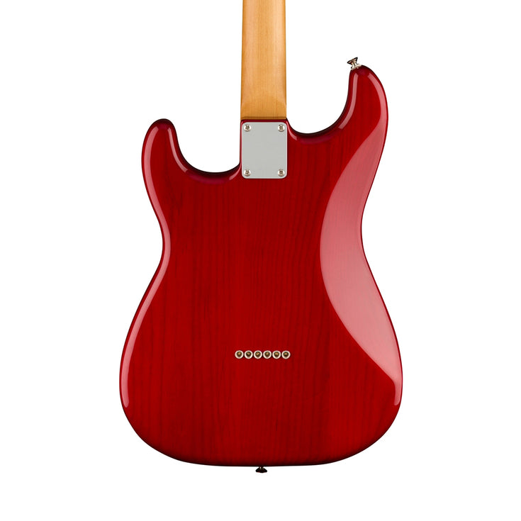 Fender Noventa Stratocaster Electric Guitar, PF FB, Crimson Red Transparent |  FENDER |  ELECTRIC GUITAR |  Zoso Music