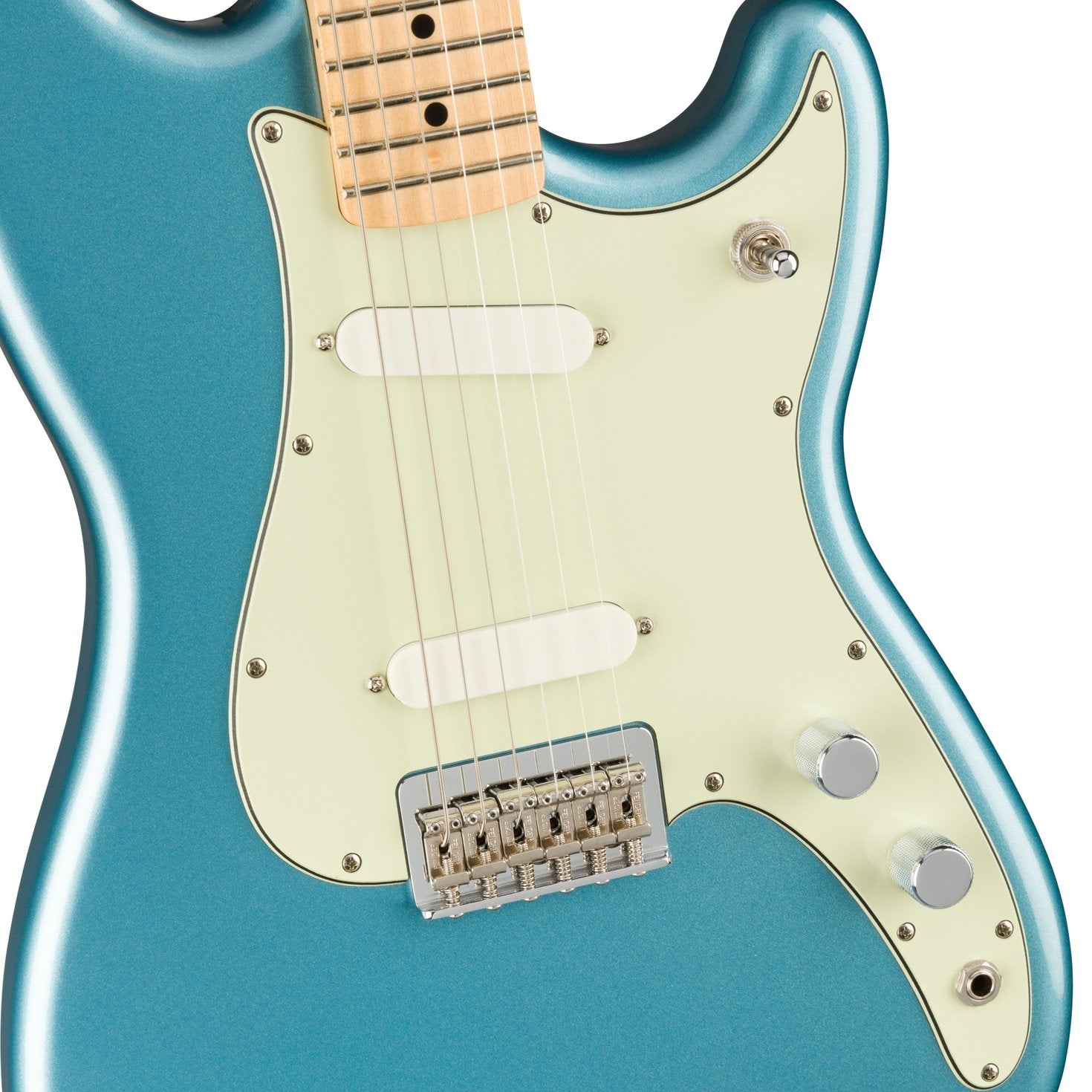 Fender Player Duo-Sonic Electric Guitar, Maple FB, Tidepool, FENDER, ELECTRIC GUITAR, fender-eletric-guitar-f03-014-4012-513, ZOSO MUSIC SDN BHD