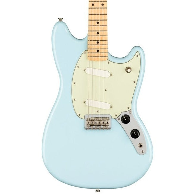Fender Player Mustang Electric Guitar, Maple FB, Sonic Blue, FENDER, ELECTRIC GUITAR, fender-eletric-guitar-f03-014-4042-572, ZOSO MUSIC SDN BHD