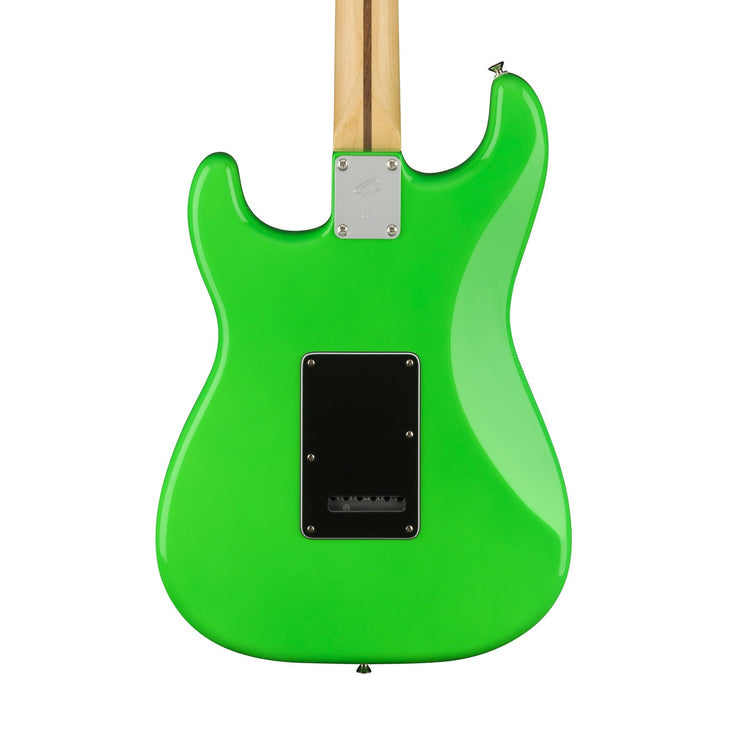 Fender Limited Edition Player Stratocaster Electric Guitar, Ebony FB, Neon Green
