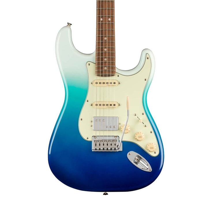 Fender Player Plus HSS Stratocaster Electric Guitar, PF FB, Belair Blue |  FENDER |  ELECTRIC GUITAR |  Zoso Music