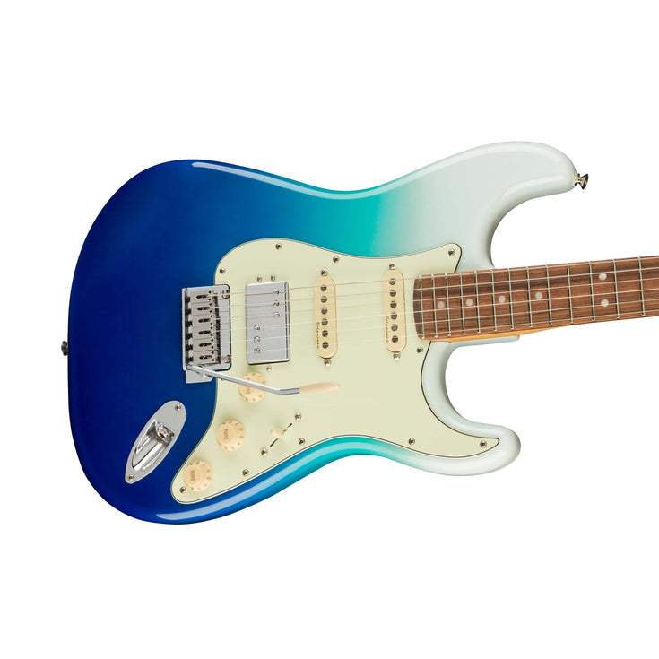 Fender Player Plus HSS Stratocaster Electric Guitar, PF FB, Belair Blue |  FENDER |  ELECTRIC GUITAR |  Zoso Music