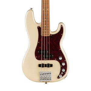 Fender Player Plus Precision Bass Guitar, PF FB, Olympic Pearl |  FENDER |  BASS GUITAR |  Zoso Music