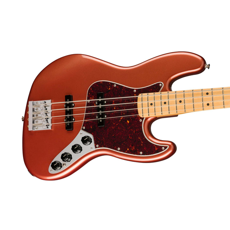 Fender Player Plus Jazz Bass Guitar, Maple FB, Aged Candy Apple Red |  FENDER |  BASS GUITAR |  Zoso Music