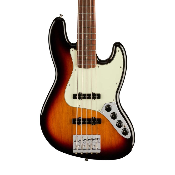 Fender Player Plus Jazz Bass V Guitar, PF FB, 3-Color Sunburst |  FENDER |  BASS GUITAR |  Zoso Music