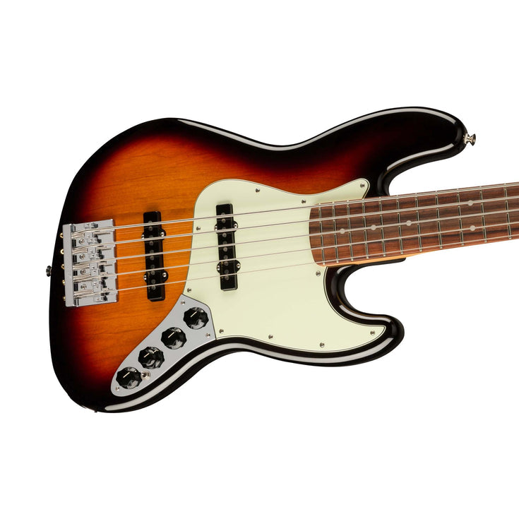 Fender Player Plus Jazz Bass V Guitar, PF FB, 3-Color Sunburst |  FENDER |  BASS GUITAR |  Zoso Music