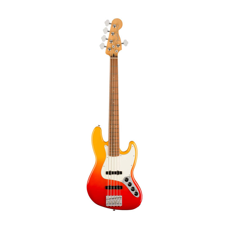 Fender Player Plus Jazz Bass V Guitar, PF FB, Tequila Sunrise |  FENDER |  BASS GUITAR |  Zoso Music