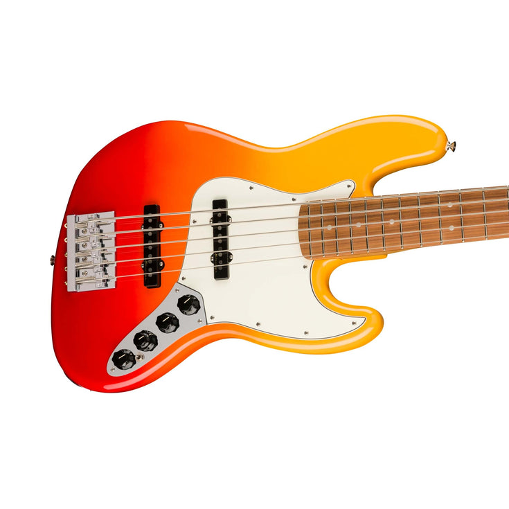 Fender Player Plus Jazz Bass V Guitar, PF FB, Tequila Sunrise |  FENDER |  BASS GUITAR |  Zoso Music