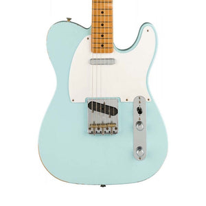 Fender Ltd Ed Vintera Road Worn 50s Telecaster Electric Guitar, Maple FB, Sonic Blue |  FENDER |  ELECTRIC GUITAR |  Zoso Music