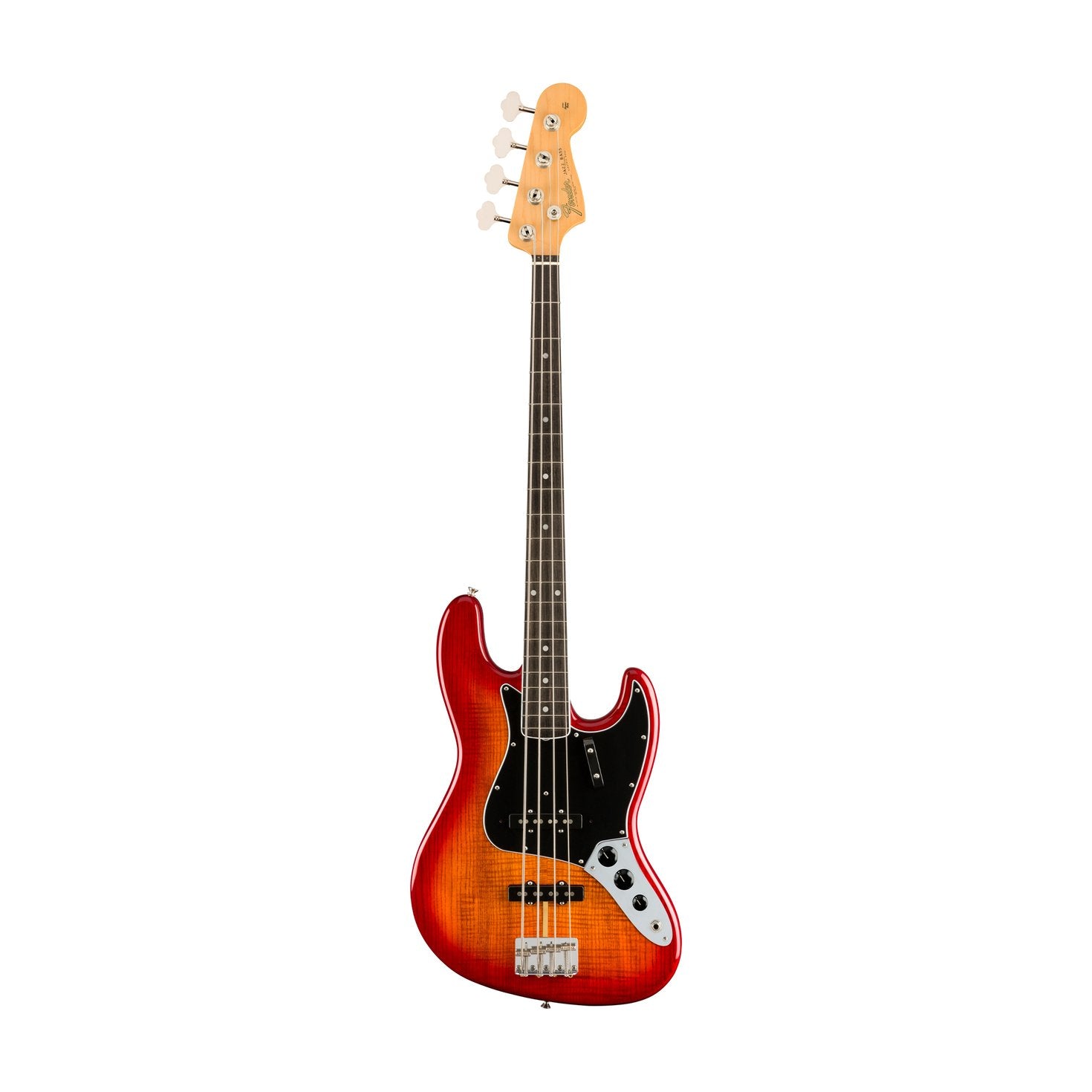 Fender Ltd Ed Rarities Flame Ash Top Jazz Bass Guitar, Plasma Red Burst, FENDER, BASS GUITAR, fender-bass-guitar-f03-017-6508-873, ZOSO MUSIC SDN BHD