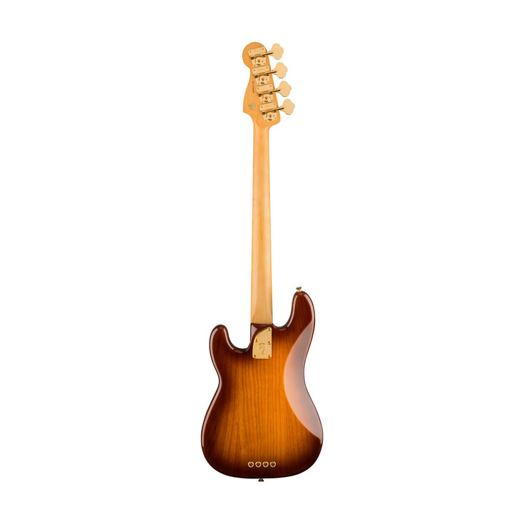 Fender 75th Anniversary Commemorative Precision Bass Guitar, Maple FB, 2-Color Bourbon Burst