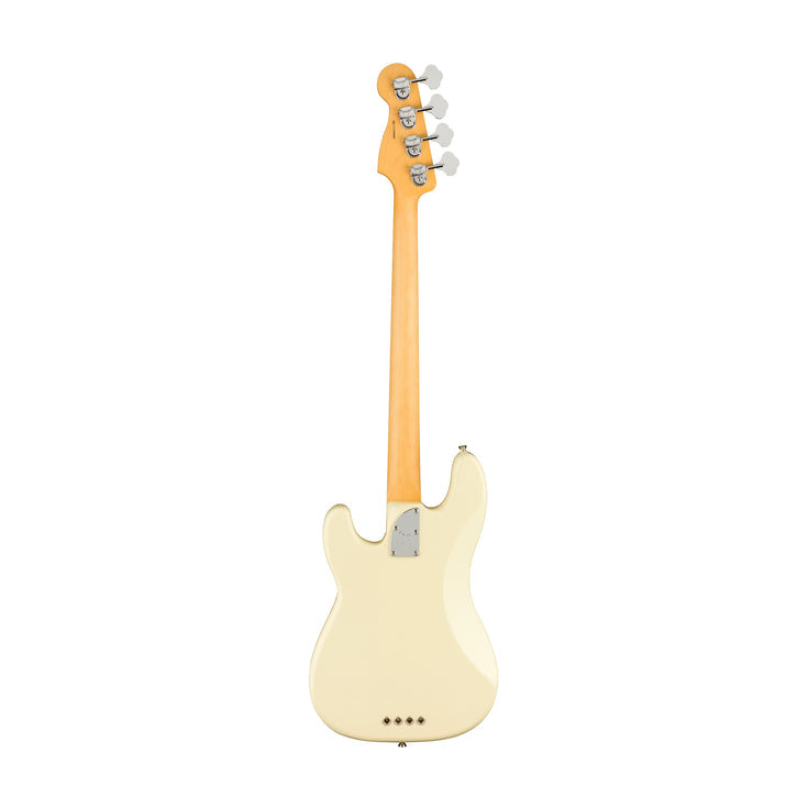 Fender American Professional II Precision Bass Electric Guitar, RW FB, Olympic White |  FENDER |  BASS GUITAR |  Zoso Music