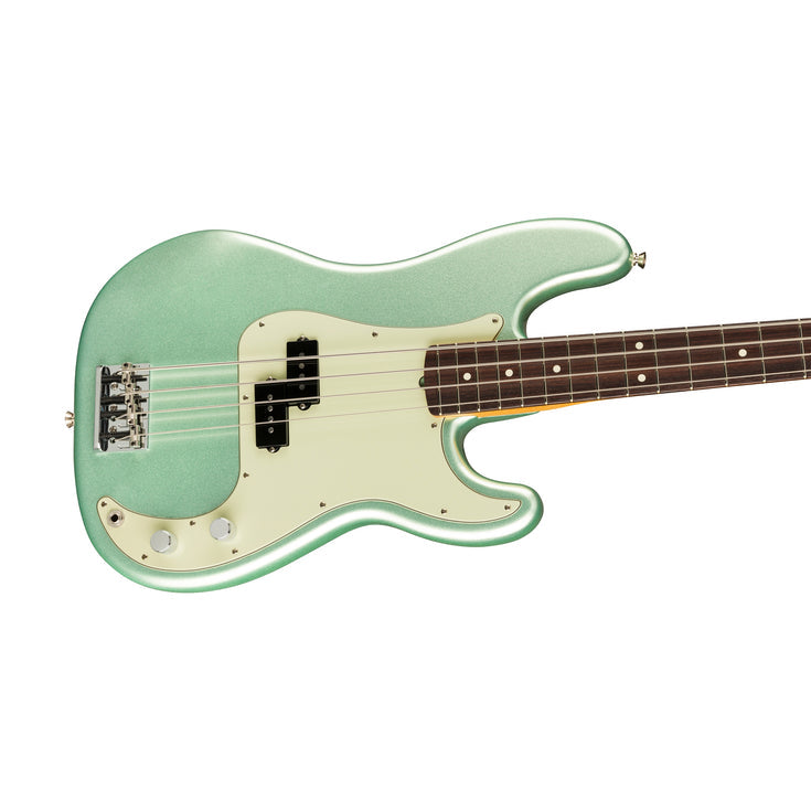 Fender American Professional II Precision Bass Electric Guitar, RW FB, Mystic Surf Green |  FENDER |  BASS GUITAR |  Zoso Music