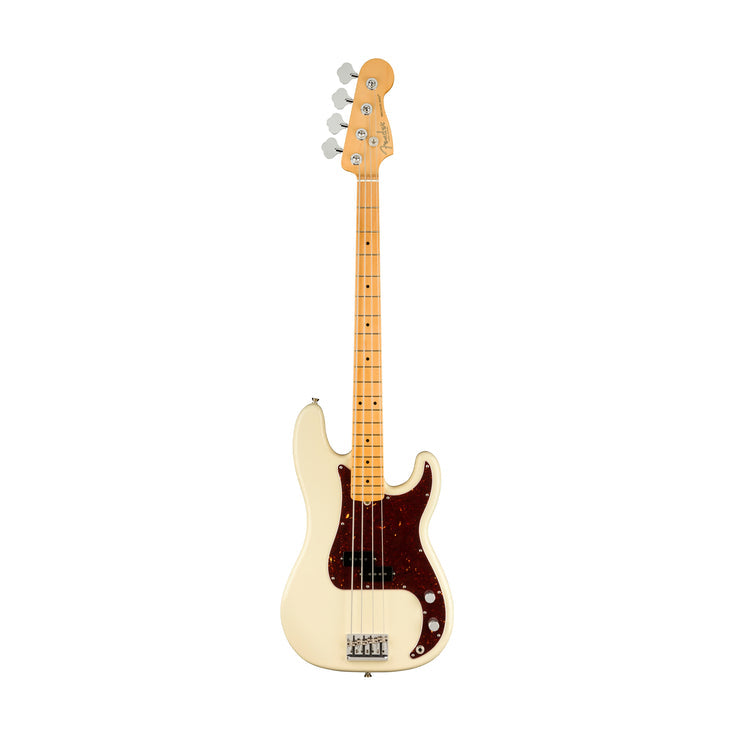 Fender American Professional II Precision Bass Electric Guitar, Maple FB, Olympic White |  FENDER |  BASS GUITAR |  Zoso Music
