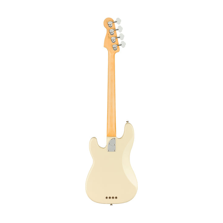 Fender American Professional II Precision Bass Electric Guitar, Maple FB, Olympic White |  FENDER |  BASS GUITAR |  Zoso Music