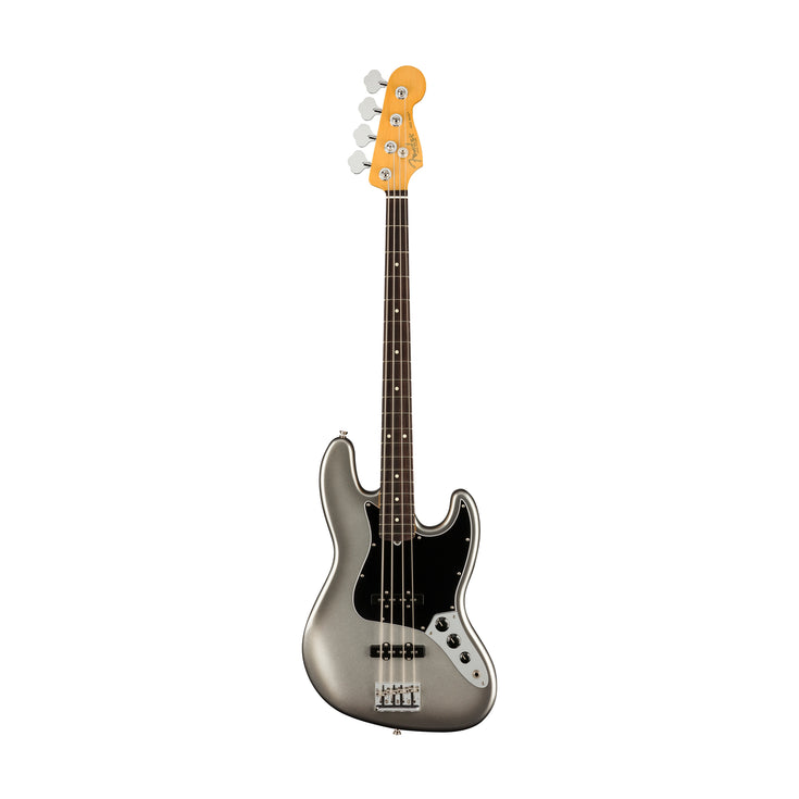 Fender American Professional II Jazz Bass Electric Guitar, RW FB, Mercury |  FENDER |  BASS GUITAR |  Zoso Music