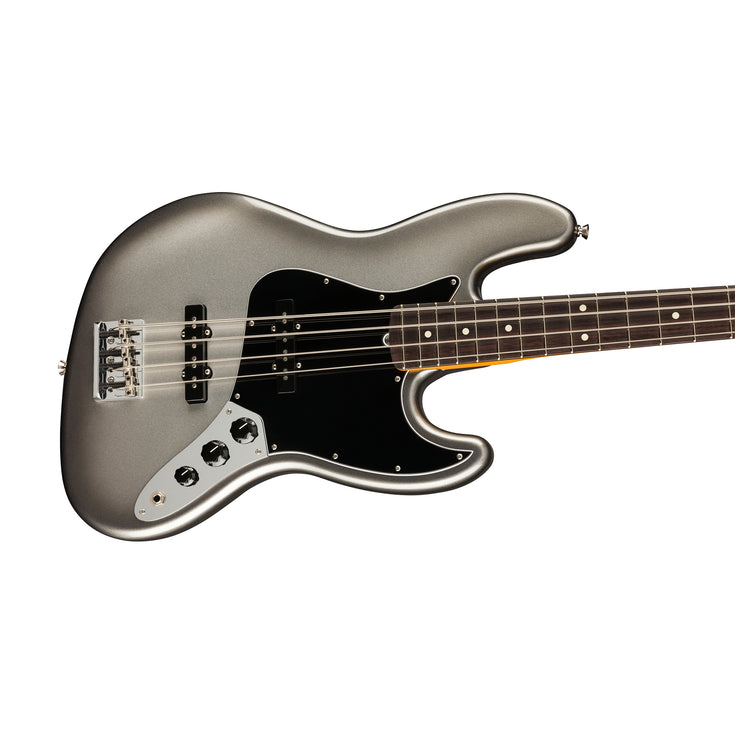 Fender American Professional II Jazz Bass Electric Guitar, RW FB, Mercury |  FENDER |  BASS GUITAR |  Zoso Music