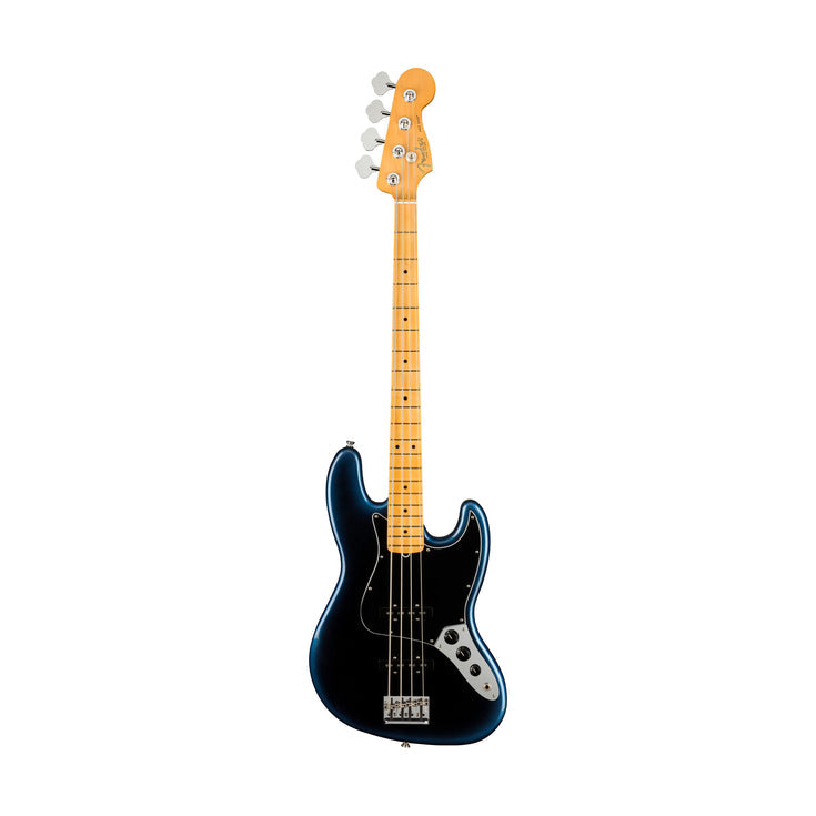 Fender American Professional II Jazz Bass Electric Guitar, Maple FB, Dark Night