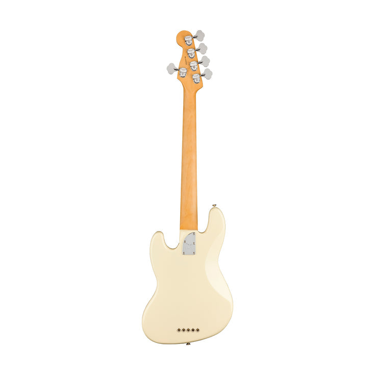 Fender American Professional II 5-String Jazz Bass Electric Guitar, RW FB, Olympic White |  FENDER |  BASS GUITAR |  Zoso Music