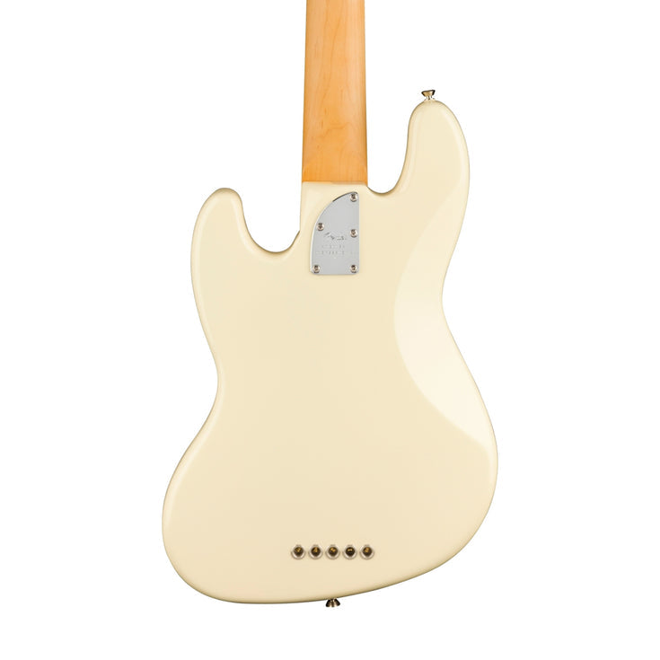 Fender American Professional II 5-String Jazz Bass Electric Guitar, RW FB, Olympic White |  FENDER |  BASS GUITAR |  Zoso Music
