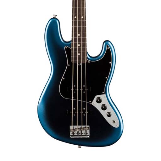 Fender American Limited Edition Professional II Jazz Bass Electric Guitar, RW FB, Dark Night |  FENDER |  BASS GUITAR |  Zoso Music