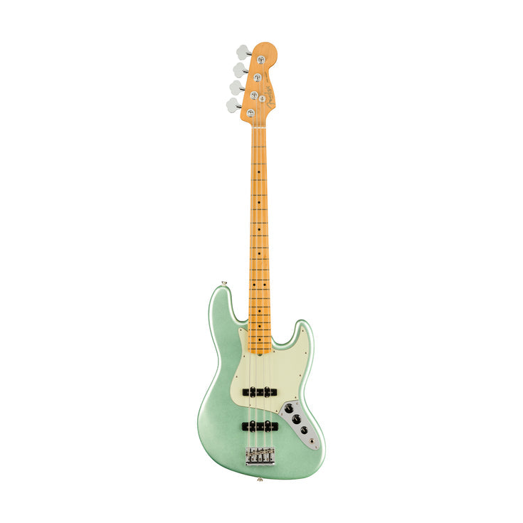 Fender American Professional II 5-String Jazz Bass Electric Guitar, Maple FB, Mystic Surf Green |  FENDER |  BASS GUITAR |  Zoso Music