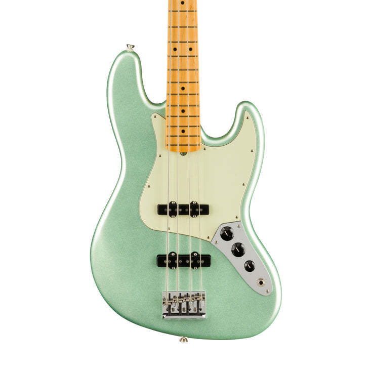 Fender American Professional II 5-String Jazz Bass Electric Guitar, Maple FB, Mystic Surf Green |  FENDER |  BASS GUITAR |  Zoso Music