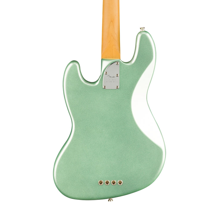 Fender American Professional II 5-String Jazz Bass Electric Guitar, Maple FB, Mystic Surf Green