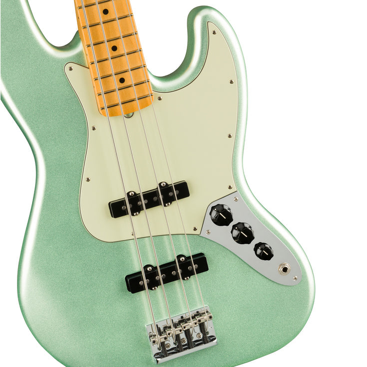 Fender American Professional II 5-String Jazz Bass Electric Guitar, Maple FB, Mystic Surf Green |  FENDER |  BASS GUITAR |  Zoso Music