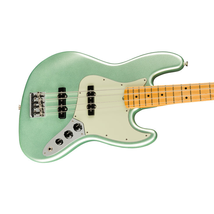 Fender American Professional II 5-String Jazz Bass Electric Guitar, Maple FB, Mystic Surf Green |  FENDER |  BASS GUITAR |  Zoso Music